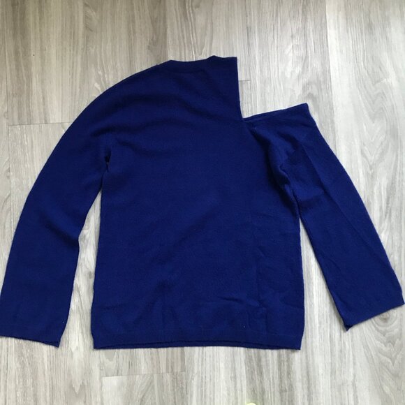 A.L.C Hamilton Sweater Wool Cashmere Cut Out Shoulder Womens XS - Picture 9 of 10